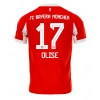 Bayern Munich Michael Olise #17 Hjemmedrakt 2025-26 Kortermet Bayern Munich Michael Olise #17 Hjemmedrakt 2025-26 Kortermet
